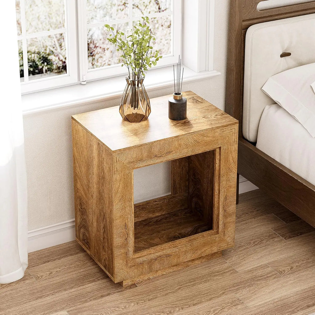 Farmhouse Sofa Side Tables for Living Room