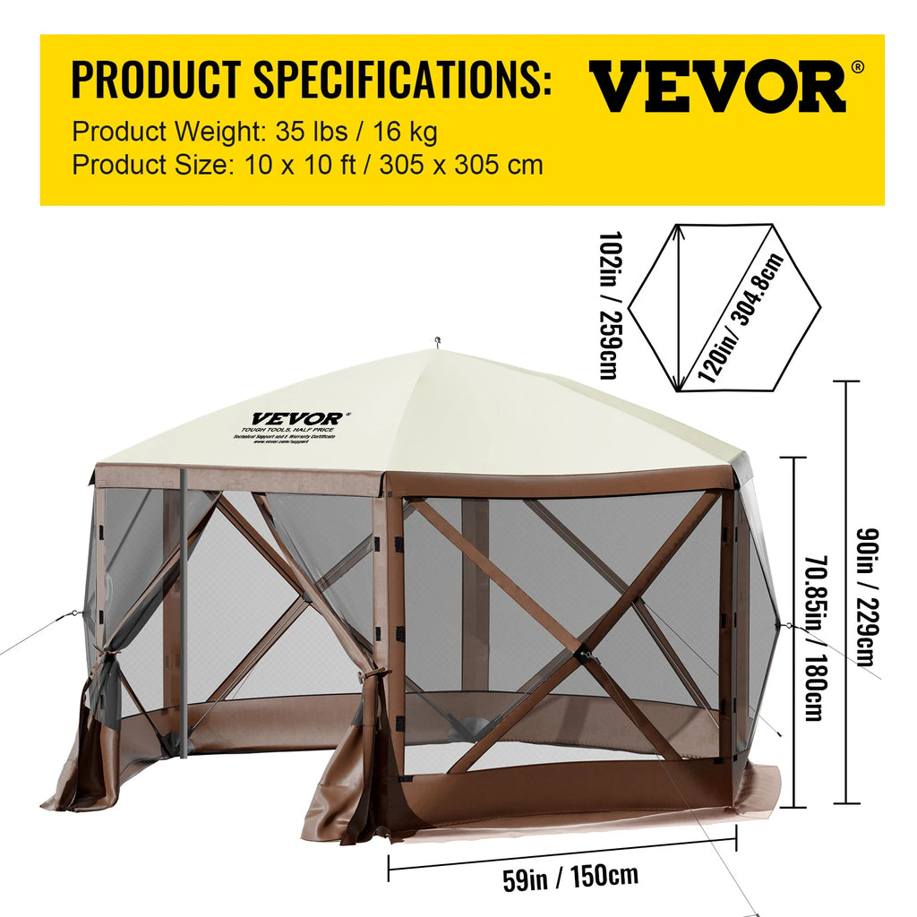Pop-up Camping Gazebo Canopy Shelter