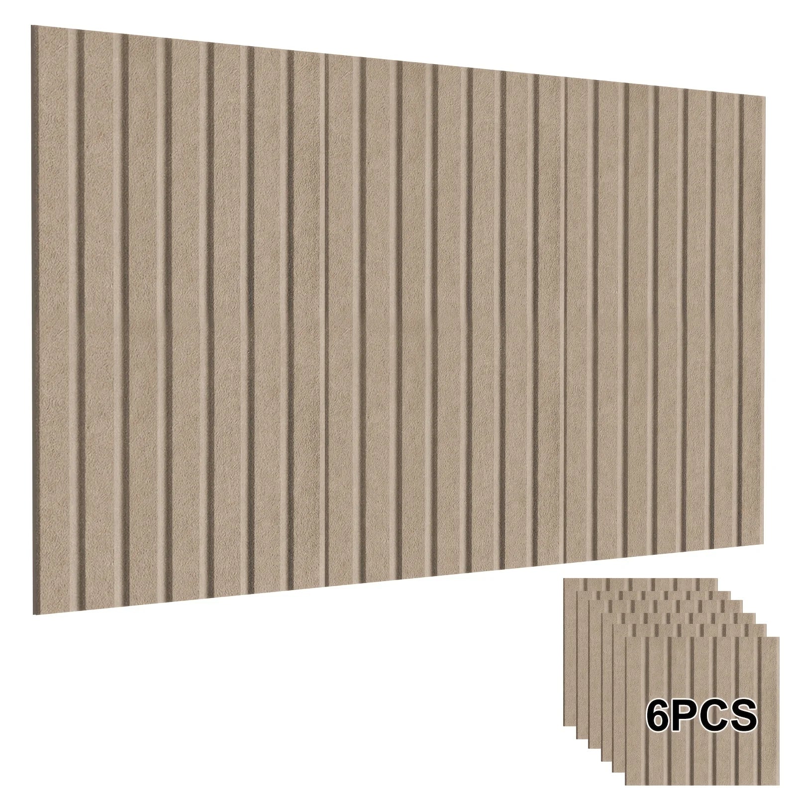 6/12PCS Felt Wall Panel Stickers
